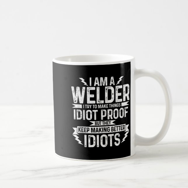 Taza De Café Mens Funny Welder &amp; Apparel Tank Top  (Derecha)