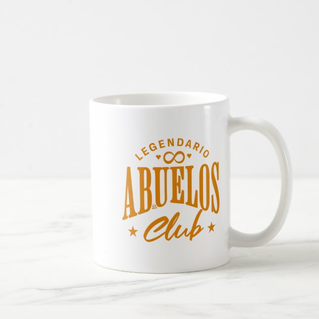 Taza De Café Mens Grandfathers' Pride - Club Legendario De Los  (Derecha)
