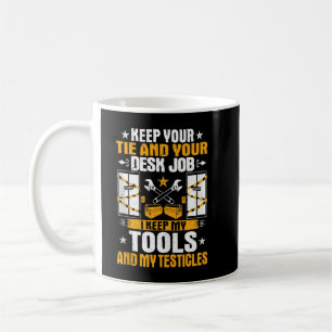Taza De Café Mens I Keep My Tools Elevator Mechanic