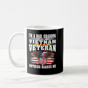 Taza De Café Mens I'm A Dad Grandpa And Vietnam Veteran - Nothi