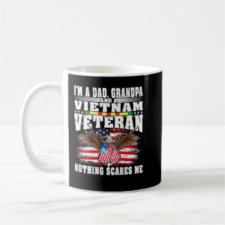 Taza De Café Mens I'm A Dad Grandpa And Vietnam Veteran - Nothi