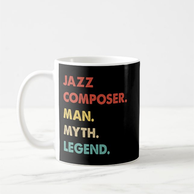 Taza De Café Mens Jazz Composer Man Myriend (Izquierda)