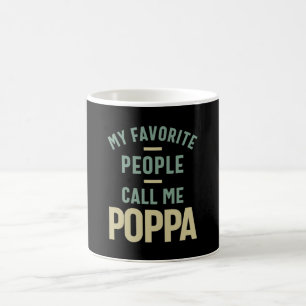 Taza De Café Mens Mi Gente Favorita Me Llama Poppa