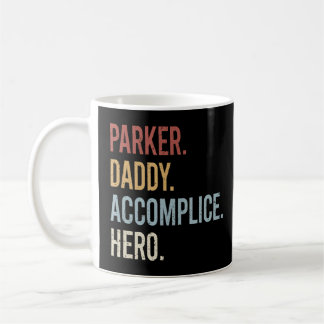 Taza De Café Mens Parker Daddy Accomplice Hero Estilo Retro Vin