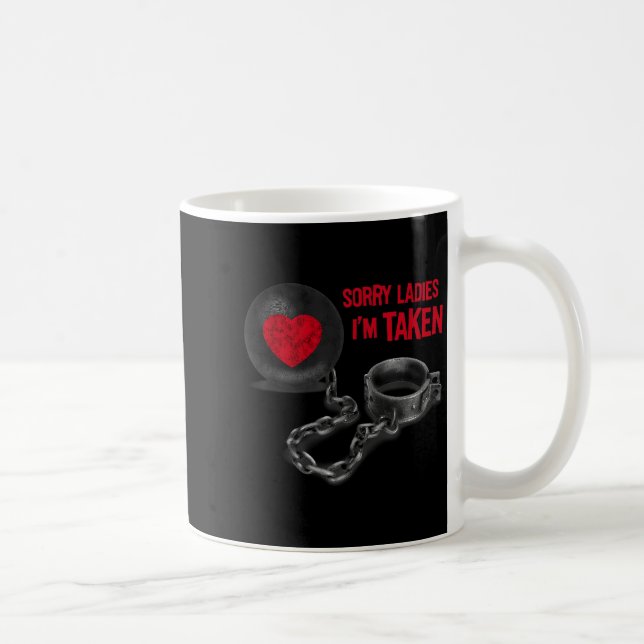 Taza De Café Mens Valentine's Day - Ball And Chain  (Derecha)