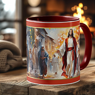 Taza De Café Mensaje cristiano de Jesucristo Religioso
