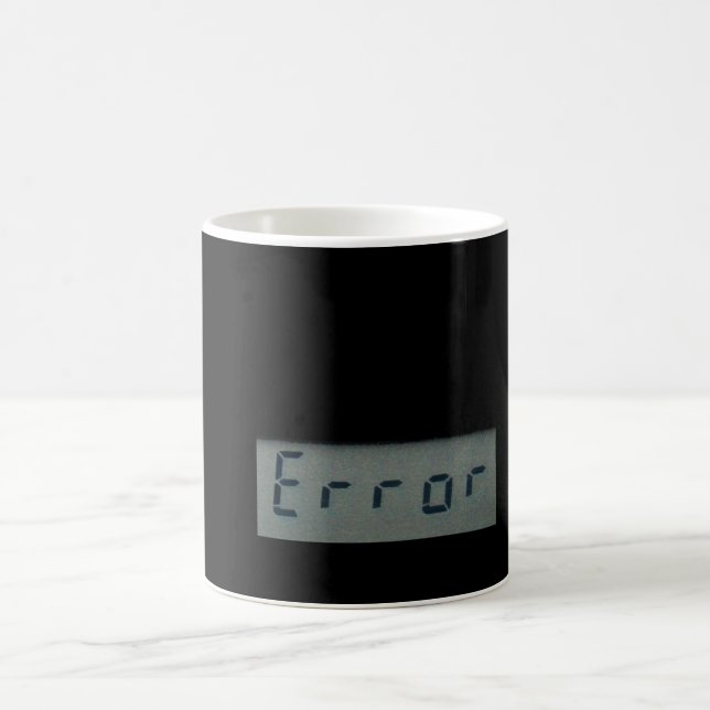Taza De Café Mensaje de error electrónico Mug, Stein (Centro)