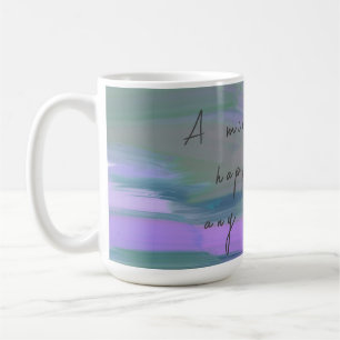 Taza De Café Mensaje de espejismo artístico inspirador