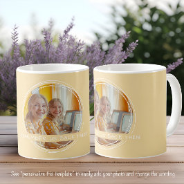 Taza De Café Mensaje de Foto de Plantilla Recuerdo Compañeros A