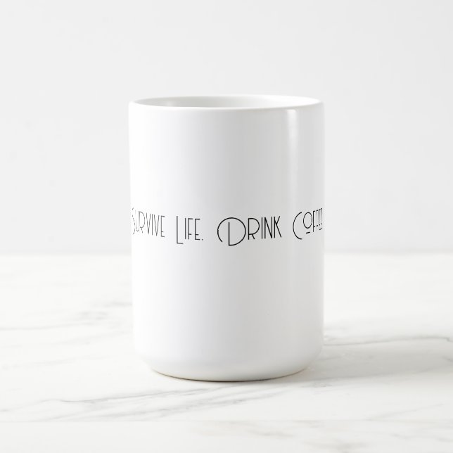 Taza De Café Mensaje de personalizado Café Mug (Centro)