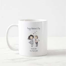 Taza De Café Mensaje de Personalizado de El día de San Valentín