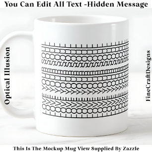 Taza De Café Mensaje Oculto Ama Tu Alma, Cotización Personaliza