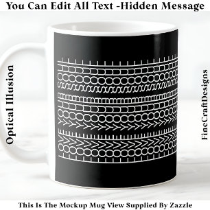 Taza De Café Mensaje Oculto Ama Tu Alma, Cotización Personaliza