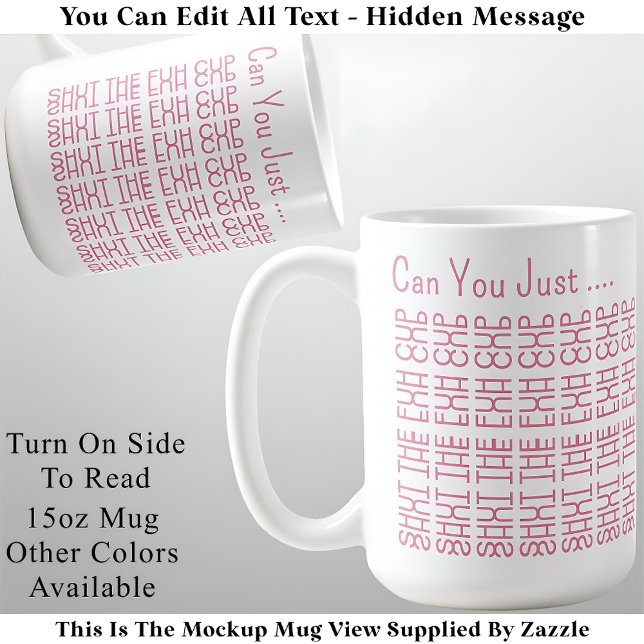 Taza De Café Mensaje oculto cierra la Fuh Cup 155PW Divertido A (Subido por el creador)