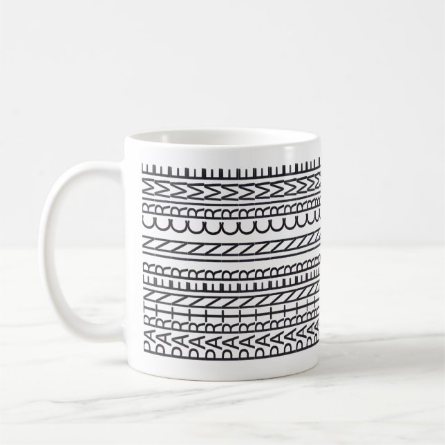 Taza De Café Mensaje Oculto Complice (Izquierda)