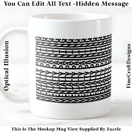 Taza De Café Mensaje Oculto Para Cualquier Pasatiempo, Mentalme