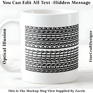 Taza De Café Mensaje Oculto Para Cualquier Pasatiempo, Mentalme