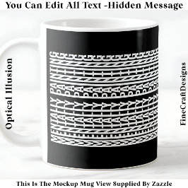 Taza De Café Mensaje Oculto Para Cualquier Pasatiempo, Mentalme