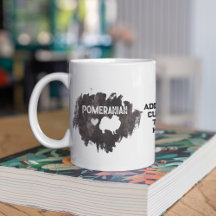 Mensaje Personalizado Papá Perro Mascota Pomerania