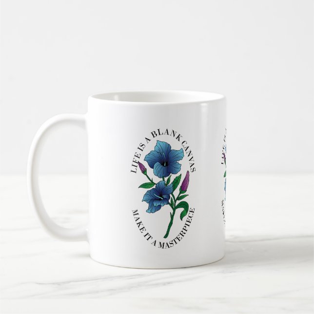 Taza De Café Mensaje positivo para motivación diaria (Izquierda)