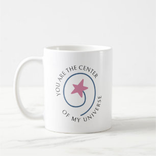Taza De Café Mensaje romántico regalo de San Valentín Minimalis