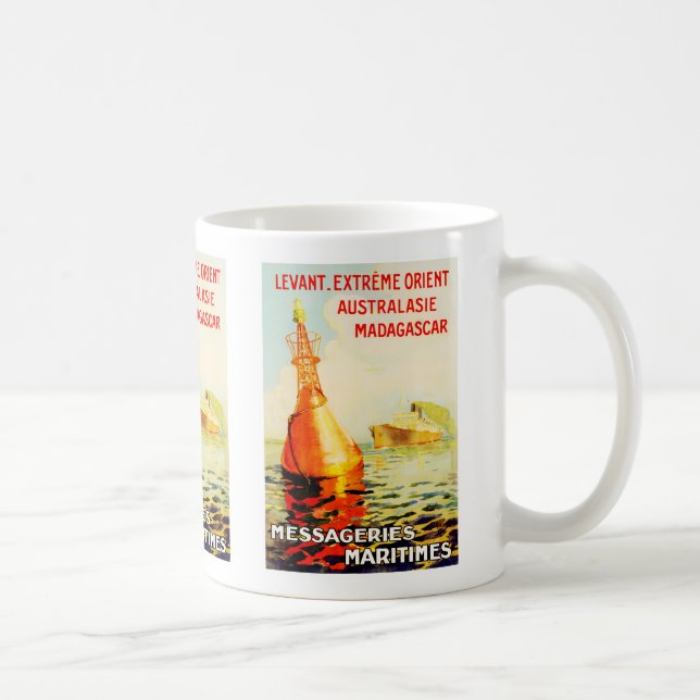 Taza De Café Mensajería Maritimes ~ Bouy (Derecha)