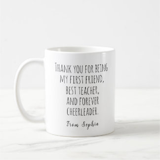 Taza De Café Mensajes de agradecimiento, Día de la Madre