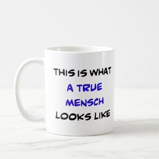 Taza De Café mensch, verdadero (Izquierda)