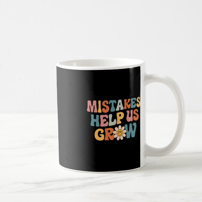 Taza De Café Mentalidad de crecimiento positivo de margarita pr (Derecha)