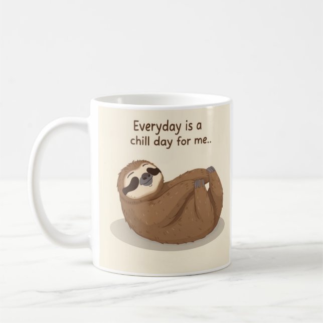 Taza De Café Mentalidad de perezoso (Izquierda)