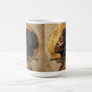 Taza De Café Mentalidad de riqueza y lujo Impresión inspiradora