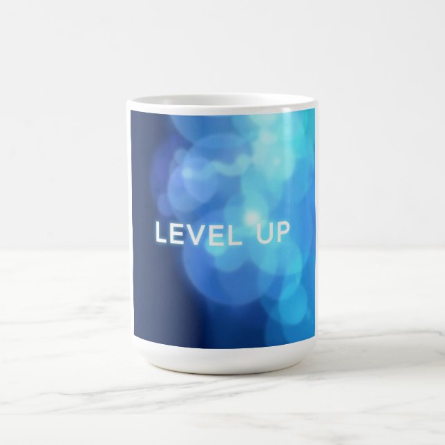Taza De Café Mentalidad de Subir de Nivel (Centro)