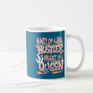 Taza De Café Mente de emprendedora corazón de reina chica graff