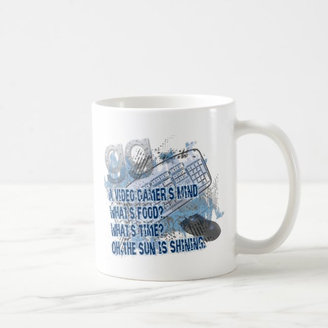 Taza De Café Mente video de los videojugadores - GG - teclado - (Derecha)