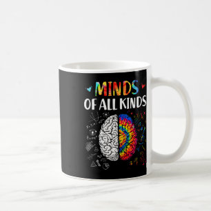 Taza De Café Mentes De Todo Tipo Neurodiversidad Autismo Concie