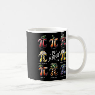 Taza De Café Menú Pi Día Pi 3.14 Divertidos Fruit Pie Menú Prof