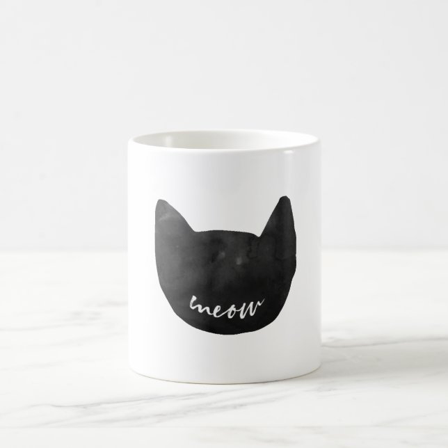 Taza De Café Meow Cat (Centro)