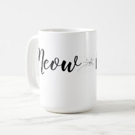 Taza De Café Meow Meow Kitty, Gato Girly