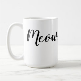 Taza De Café Meow Meow Kitty, Gato Girly