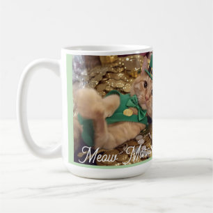 Taza De Café Meow Morning , foto,texto, texto de atrás, Foto de