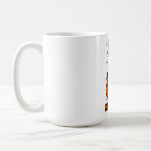 Taza De Café Meow-Ween Gato Negro Halloween