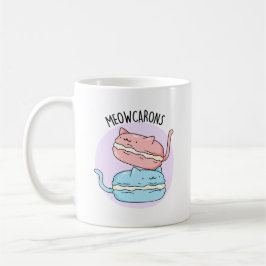 Taza De Café Meowcarons Funny Macaron Pun