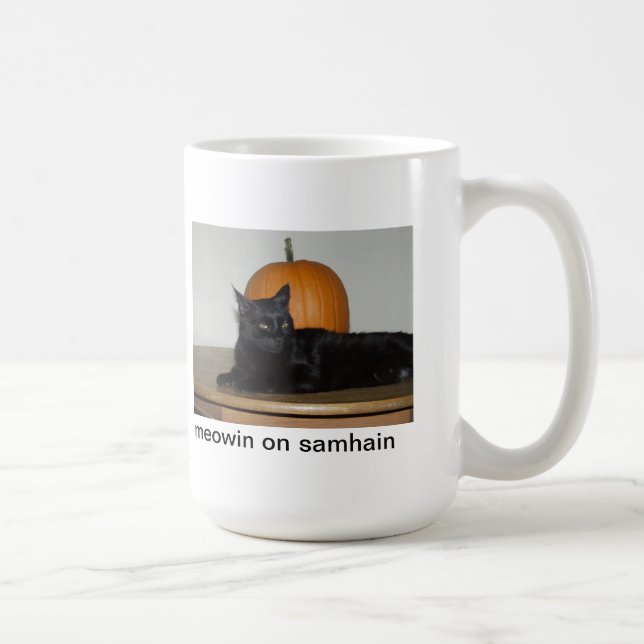 Taza De Café Meowin en Samhain (Derecha)