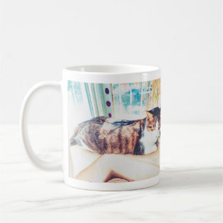 Taza De Café Meowing Elixir Holder・