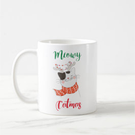 Taza De Café Meowy Catmas, Cat Merry Christmas