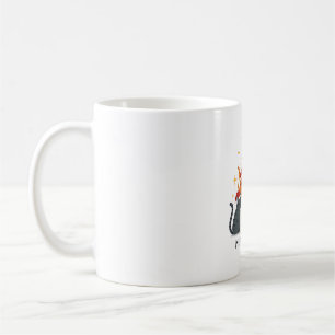 Taza De Café Meowy Catmas Gato Navidad Árbol de Navidad Xmas (4