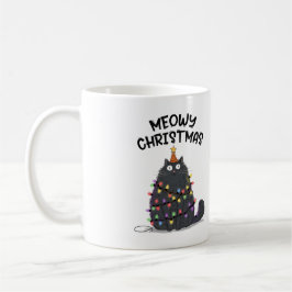 Taza De Café Meowy Christmas Mug