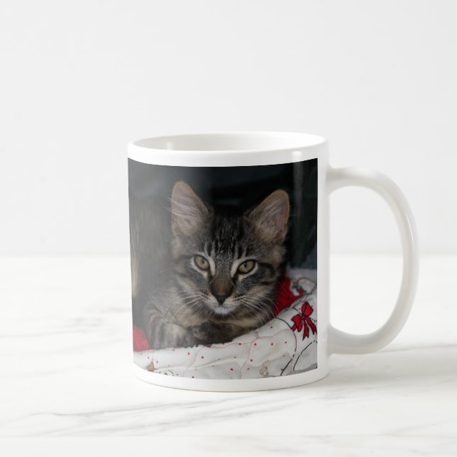 Taza De Café Meowy Little Navidades Kitten Mug (Derecha)