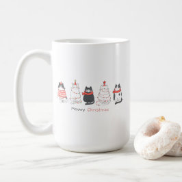 Taza De Café Meowy Navidades Cats