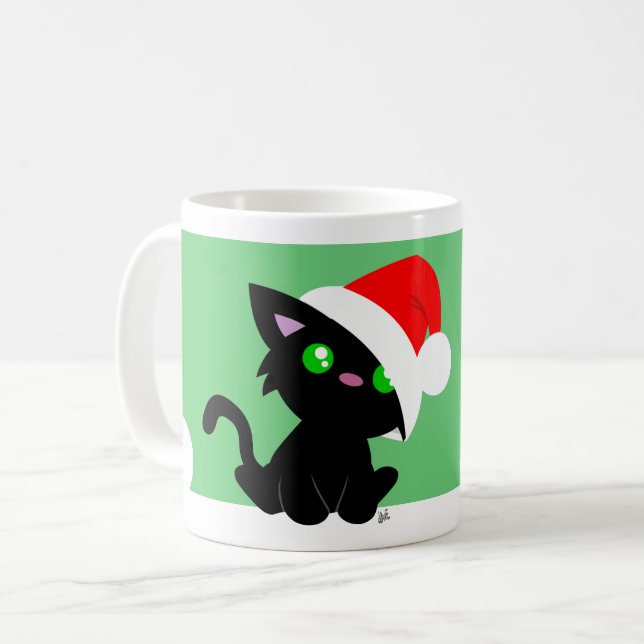 Taza De Café Meowy Navidades Kitty Mug (Anverso izquierdo)